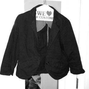 Millau cropped black blazer